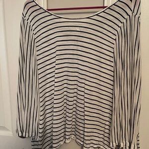 Long sleeve & opened back